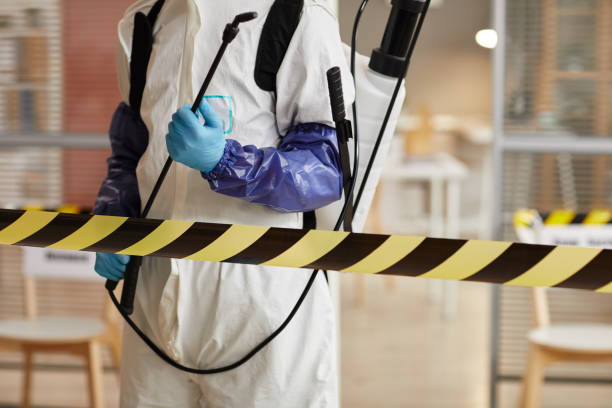 Professional Biohazard Cleanup technician working in Grand Island, FL